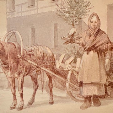 Canvas print - The cellist