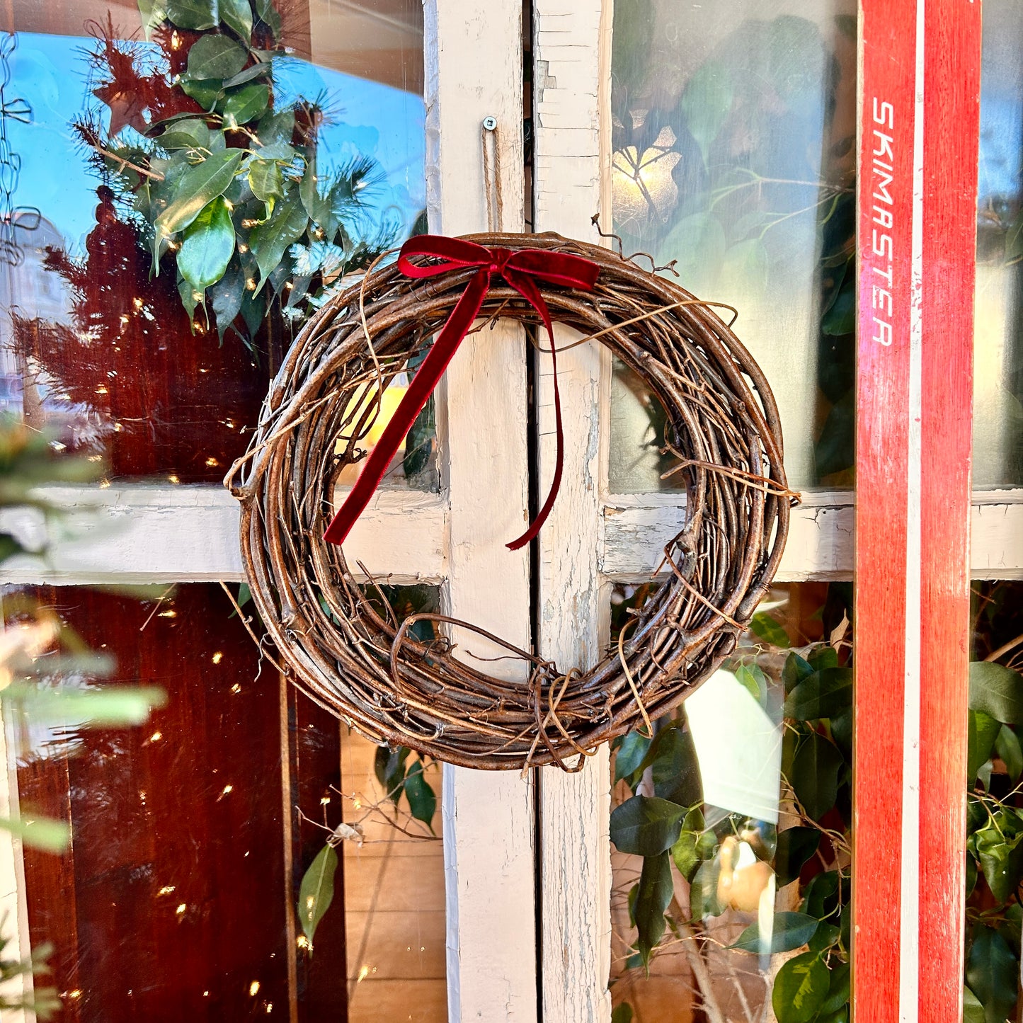 Christmas wreath - natural