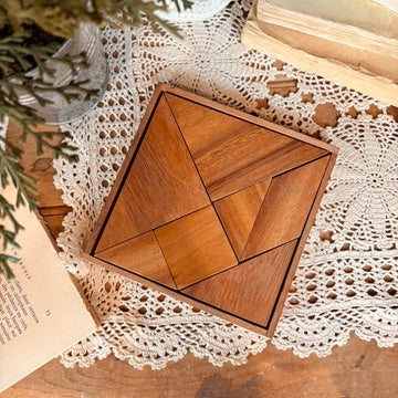 Wooden tangram