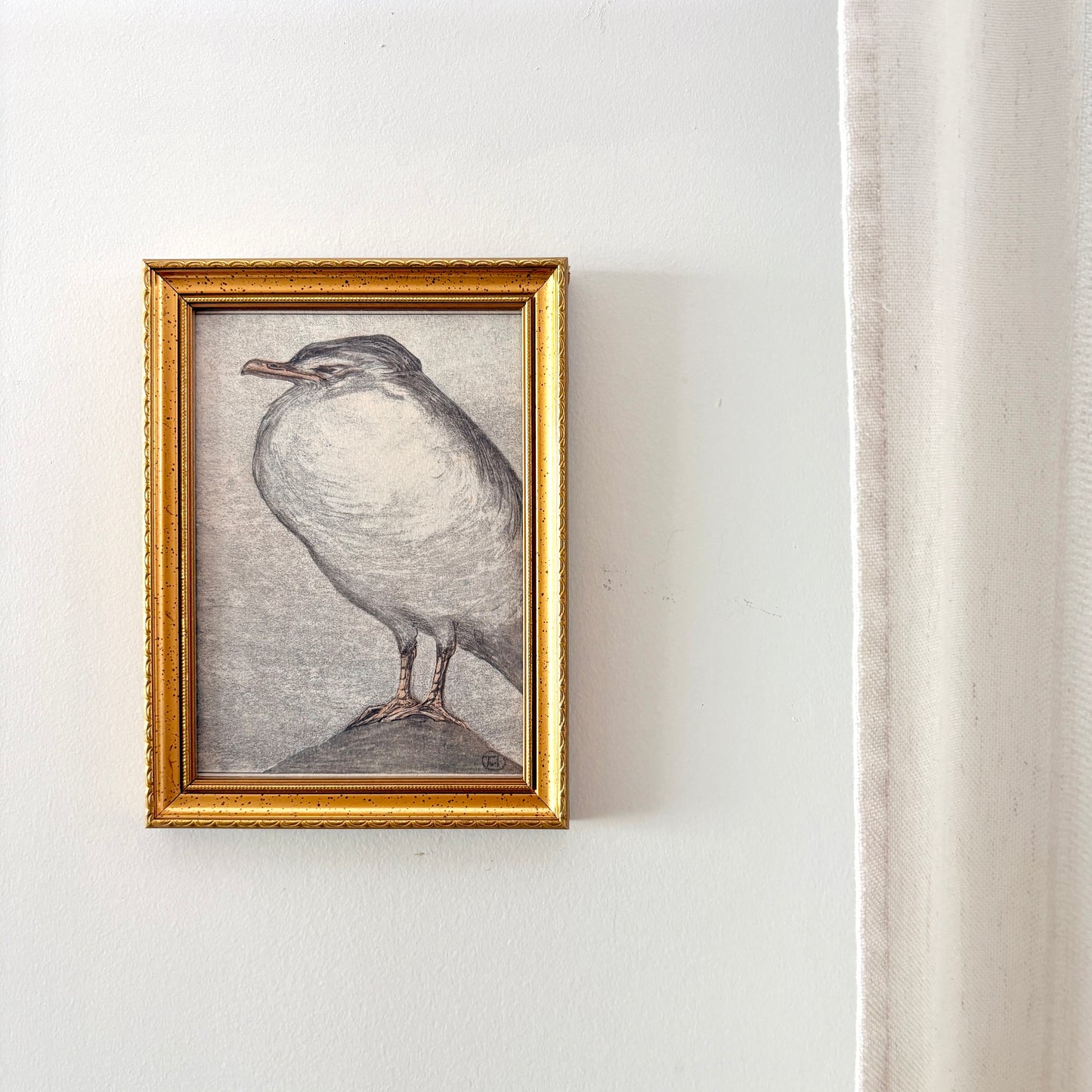 Cadre vintage avec impression sur papier beaux-arts - Le duc