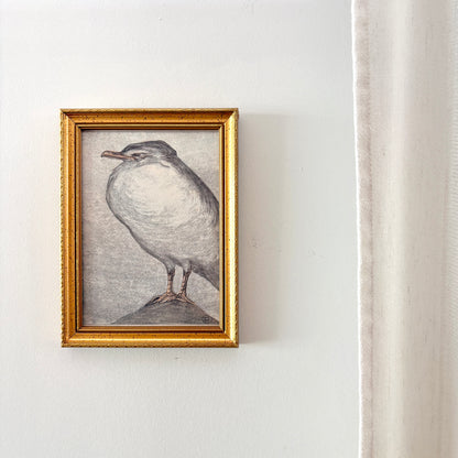 Cadre vintage avec impression sur papier beaux-arts - Le duc