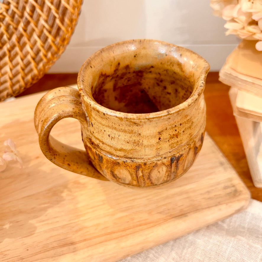 Stoneware creamer