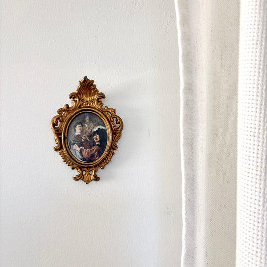 Mini cadre doré