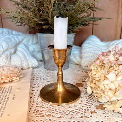 Brass candlestick