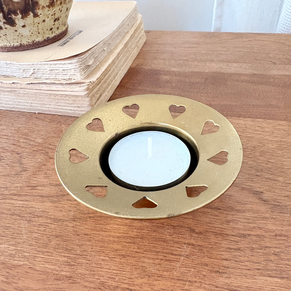 Porte lampion en laiton