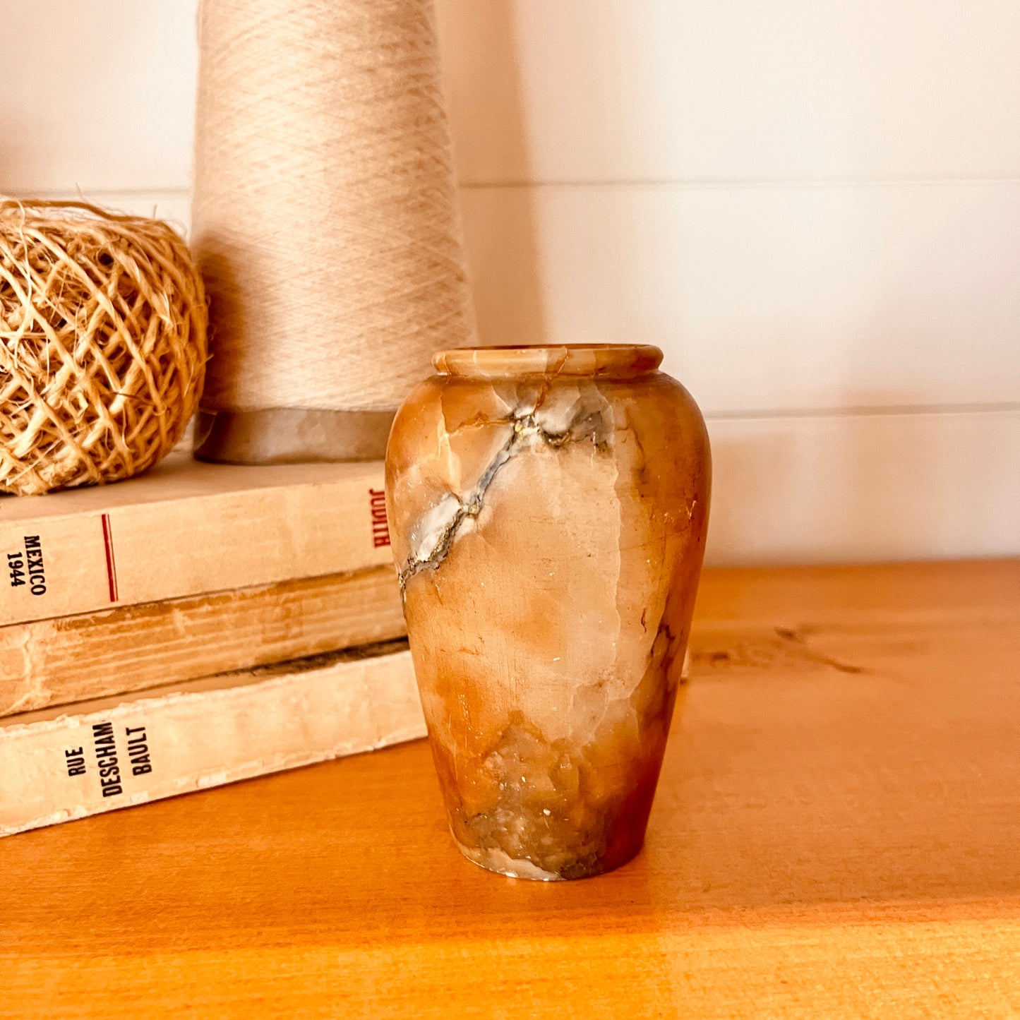 Small stone vase