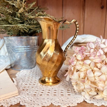 Small brass pitcher