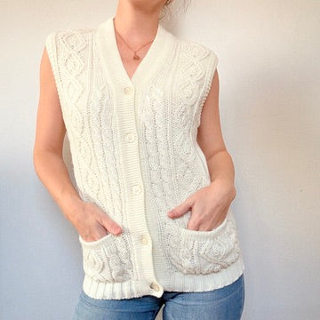 Taupe jacket / tank top
