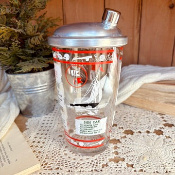 Art Deco glass shaker