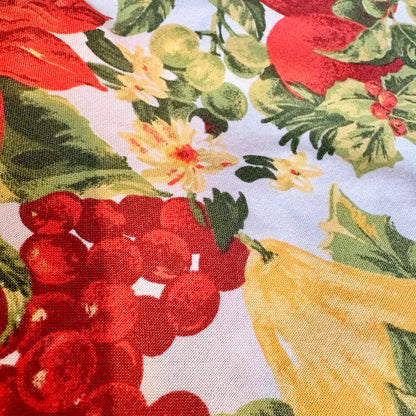 Nappe festive - poinsettia