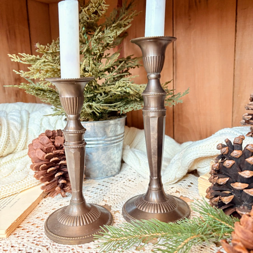 Bougeoir bronze - petit