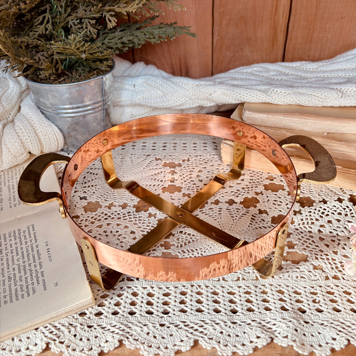 Plat de service en céramique