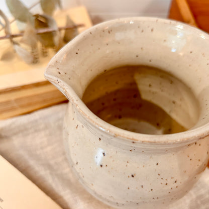 Small ceramic pitcher