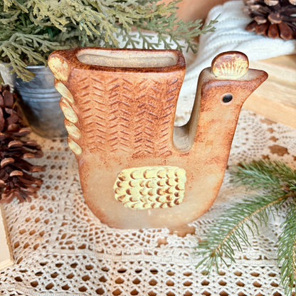 Vase en grès - poule