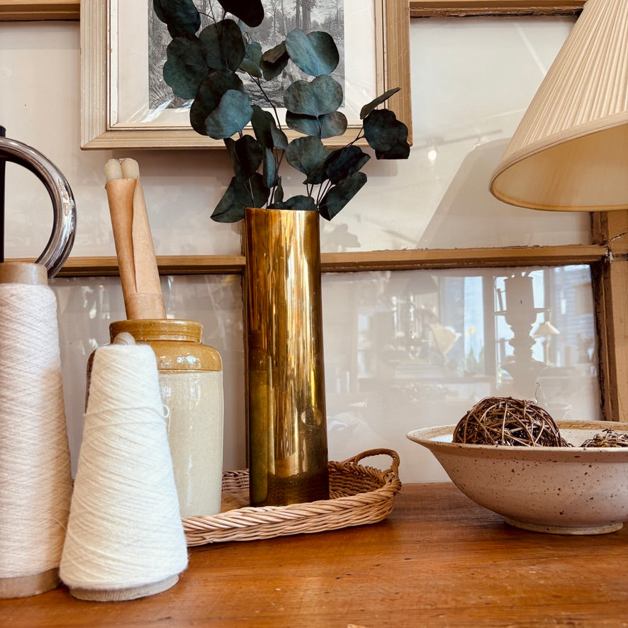 Vase minimaliste en laiton