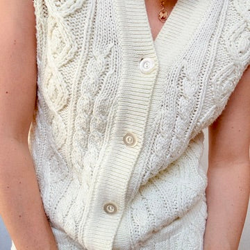 Taupe jacket / tank top