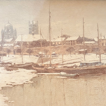 Canvas print - The cellist