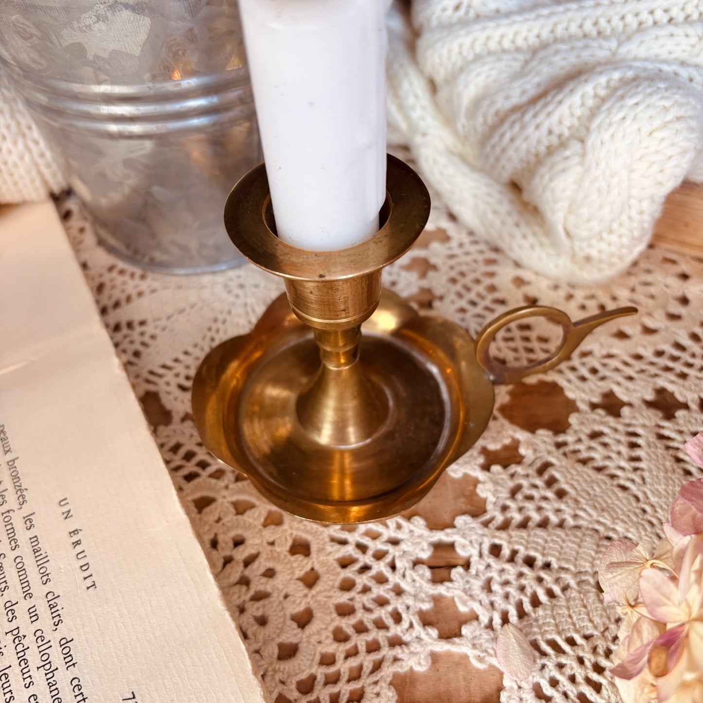 Bougeoir en laiton