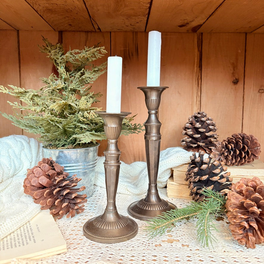 Bougeoir bronze - petit