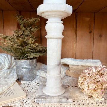 Marble candle holder
