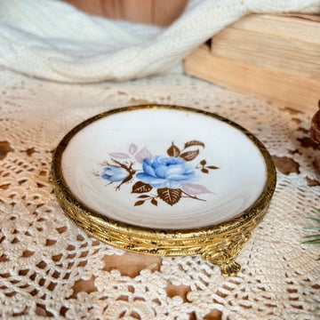 Coupelle porcelaine et laiton