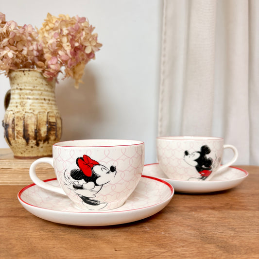 Duo de tasse Mickey et Minnie