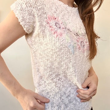 T-shirt à fleurs