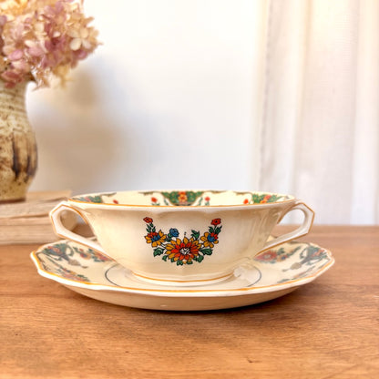 Tasse à bouillon Maddock 1920s