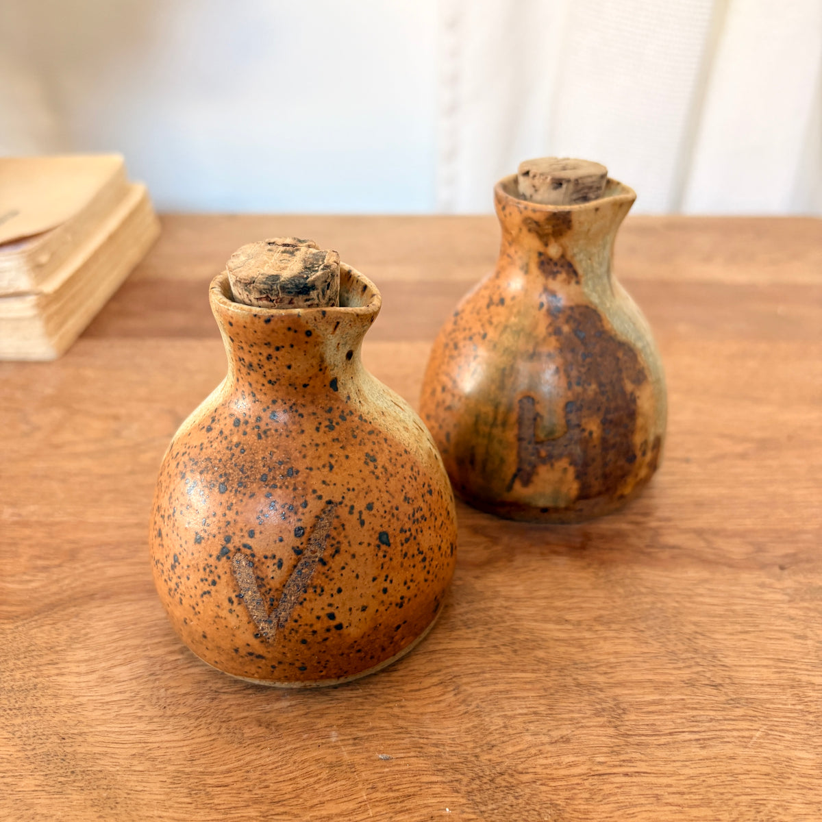 Duo de bouteille huile et vingaire