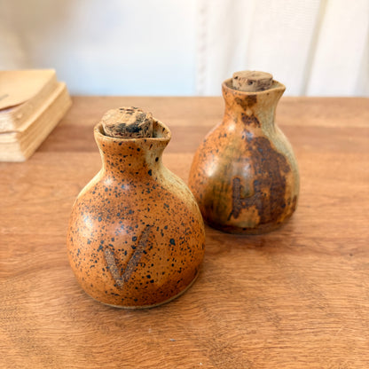 Duo de bouteille huile et vingaire