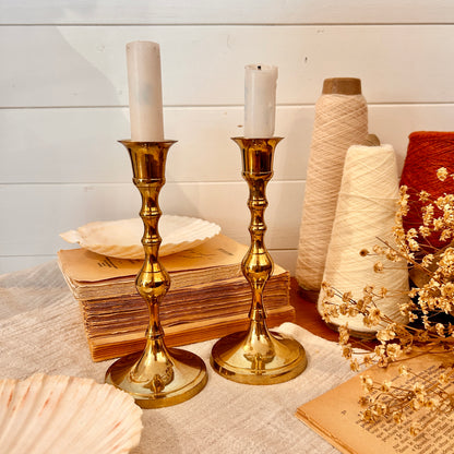 Brass candle holder