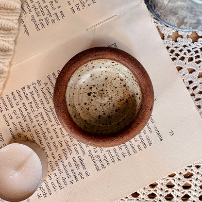 Porte lampion/pot en grès