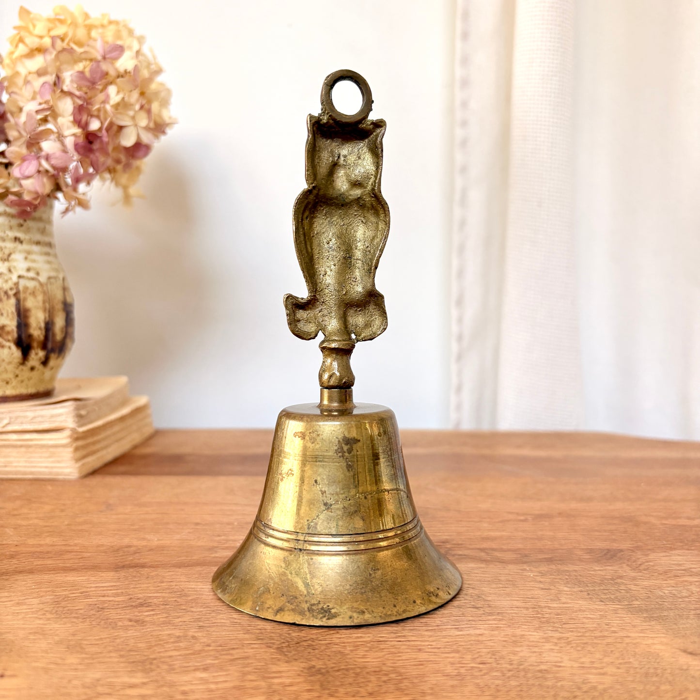 Clochette en laiton - hibou