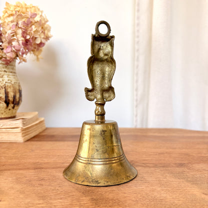 Clochette en laiton - hibou