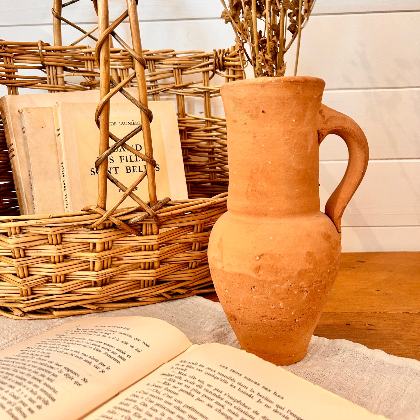 Terracotta vase