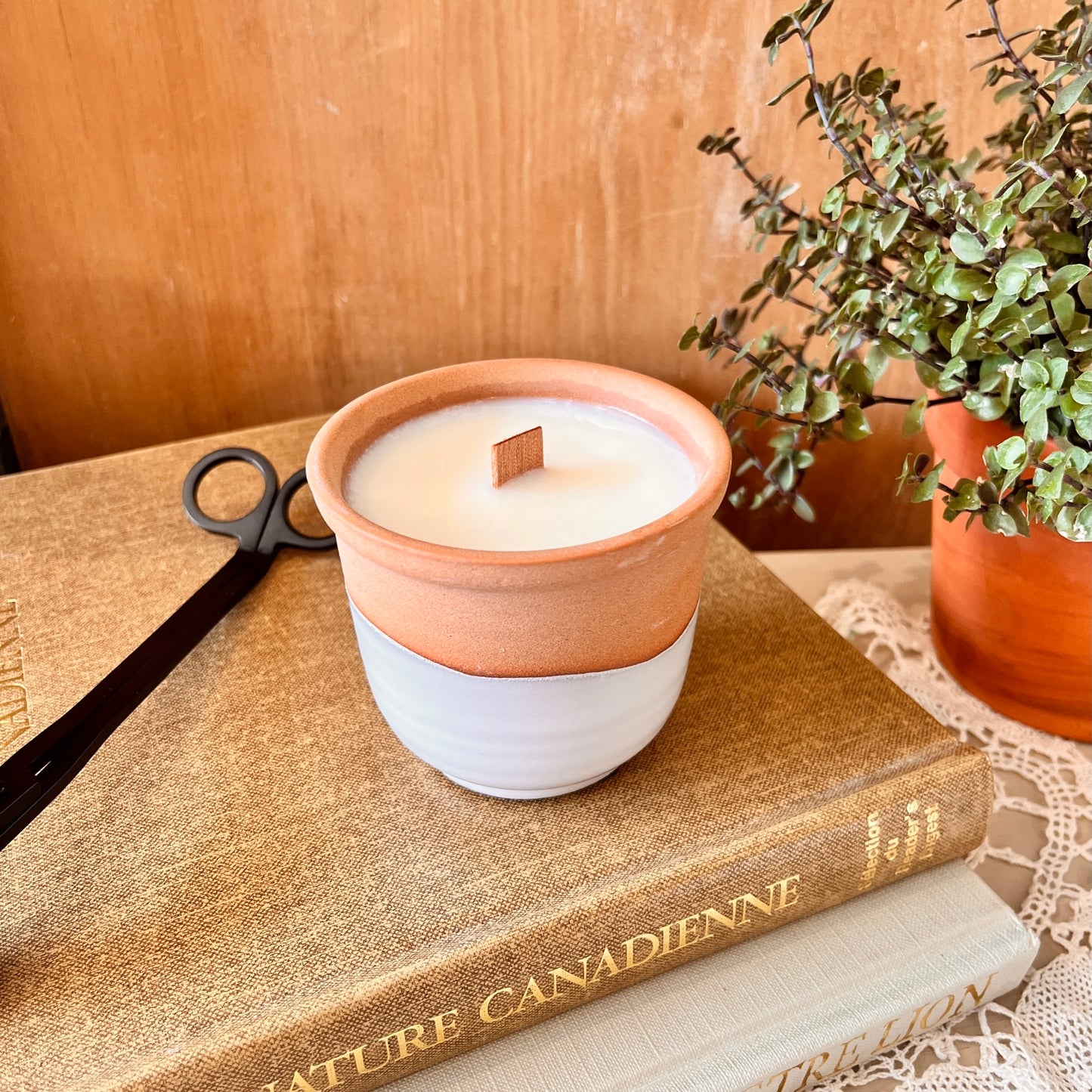 Stoneware candle - Caramel popcorn