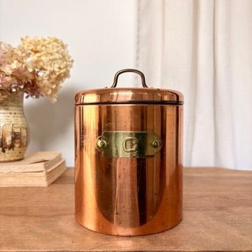 Pot à café en cuivre