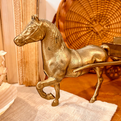 Brass horse