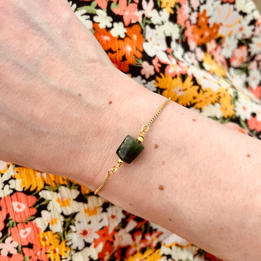 Adjustable bracelet - Jade