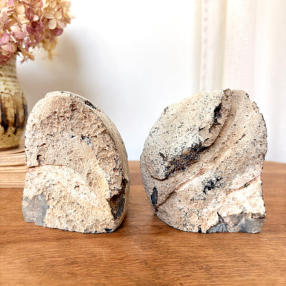 Agate bookend