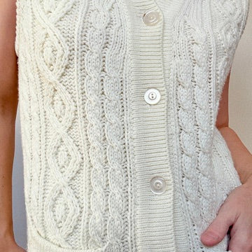 Taupe jacket / tank top