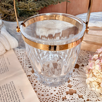 Seau à glace en cristal