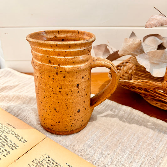 Stoneware beer mug