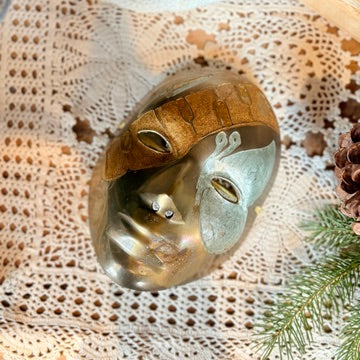 Masque vénitien en laiton