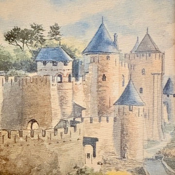 Vintage frame - the wall