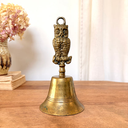 Clochette en laiton - hibou