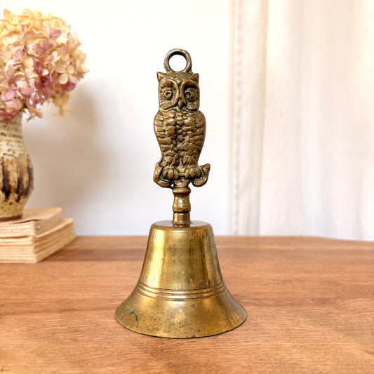 Clochette en laiton - hibou