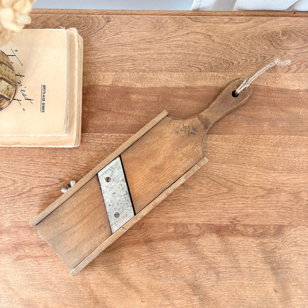 Mandoline en bois