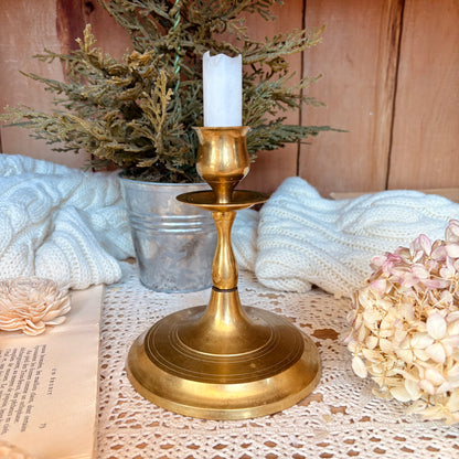 Brass candle holder