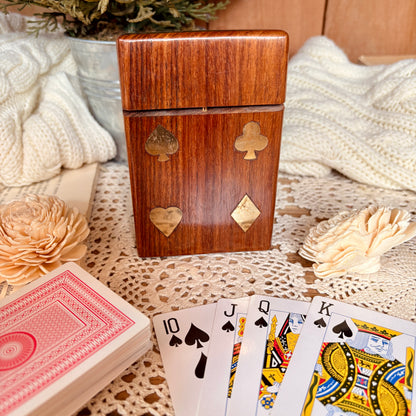 Wooden card box